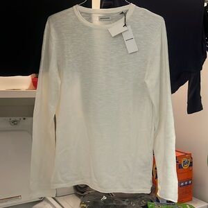 Jack & Jones Medium LS Knit Crew Neck Color: Cloud Dancer White New With Tags